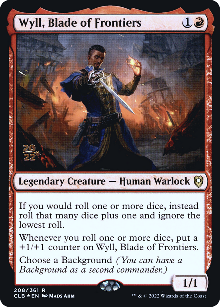 Image of Wyll, Blade of Frontiers (PRE-208) - Battle for Baldur's Gate Promos Foil