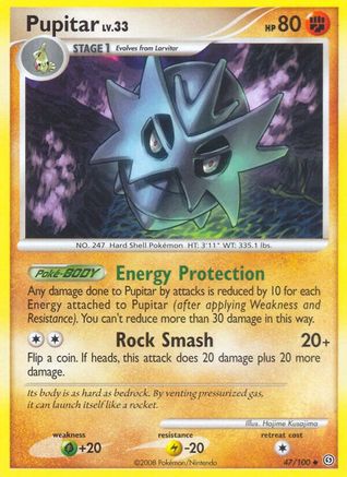 Image of Pupitar 047/100  - Reverse Holofoil Stormfront - Uncommon