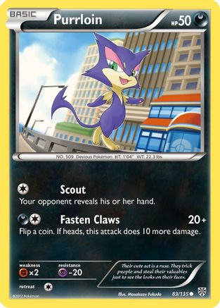 Image of Purrloin (83) 083  Plasma Storm - Common