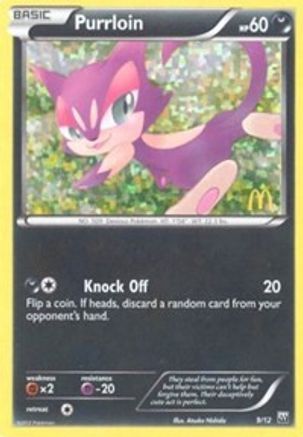 Image of Purrloin 009/12  - Holofoil McDonalds Promos 2012 - Promo
