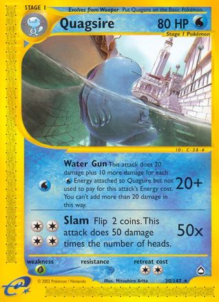 Image of Quagsire 030  Aquapolis - Rare