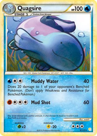 Image of Quagsire 009  - Reverse Holofoil HeartGold SoulSilver - Holo Rare