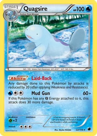 Image of Quagsire 022  Plasma Freeze - Rare