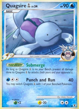 Image of Quagsire GL 076/111  Rising Rivals - Common