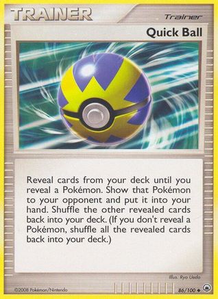 Image of Quick Ball 086  - Reverse Holofoil Majestic Dawn - Uncommon