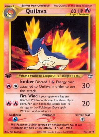 Image of Quilava (46) 046/111  - Unlimited Neo Genesis - Uncommon