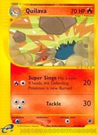 Image of Quilava 091/165  - Reverse Holofoil Expedition - Uncommon