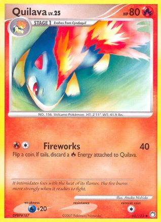Image of Quilava 060  Mysterious Treasures - Uncommon