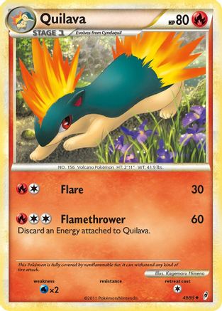 Image of Quilava 049/95  Call of Legends - Uncommon