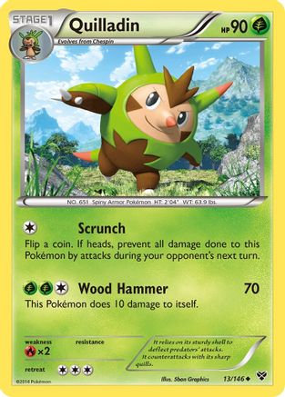 Image of Quilladin 013/146  XY Base Set - Uncommon