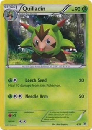 Image of Quilladin 004/39  - Holofoil Kalos Starter Set - Common