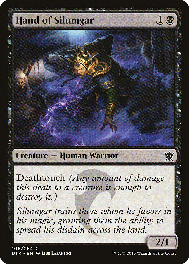 Image of Hand of Silumgar (DTK-105) - Dragons of Tarkir