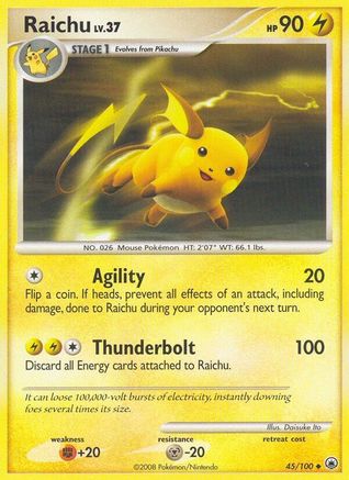 Image of Raichu 045  - Reverse Holofoil Majestic Dawn - Uncommon