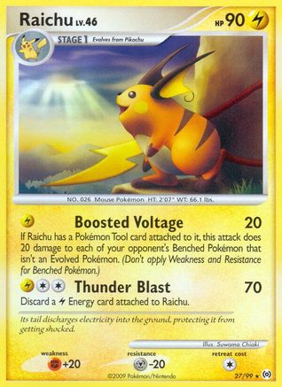 Image of Raichu 027  Arceus - Rare