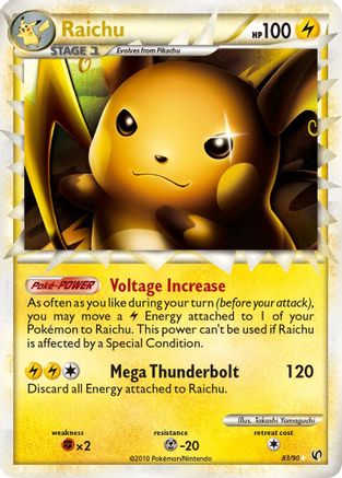 Image of Raichu (Prime) 083  - Holofoil Undaunted - Ultra Rare