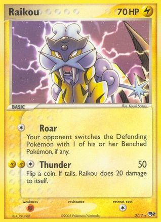 Image of Raikou 003/017  POP Series 2 - Rare