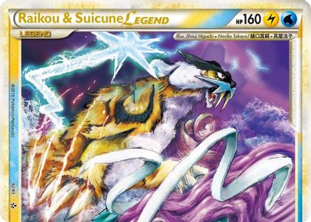 Image of Raikou & Suicune Legend (Top) 092  - Holofoil Unleashed - Ultra Rare