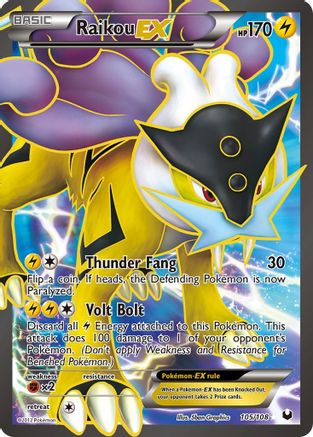 Image of Raikou EX (105 Full Art) 105  - Holofoil Dark Explorers - Ultra Rare