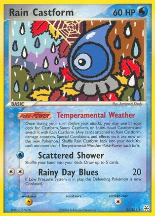 Image of Rain Castform 023  Hidden Legends - Rare