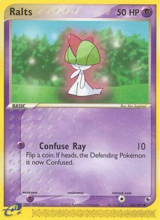 Image of Ralts 066/109  - Reverse Holofoil Ruby and Sapphire - Common