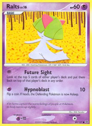 Image of Ralts 089/127  - Reverse Holofoil Platinum - Common
