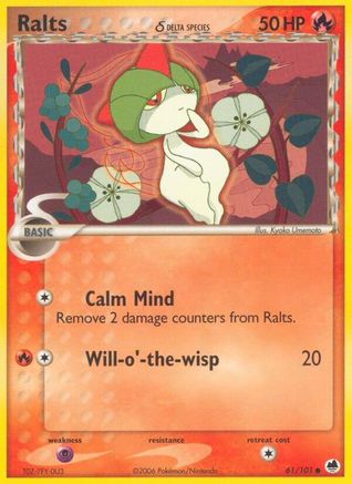 Image of Ralts (Delta Species) 061/101  Dragon Frontiers - Common