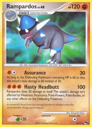Image of Rampardos 005  POP Series 6 - Rare
