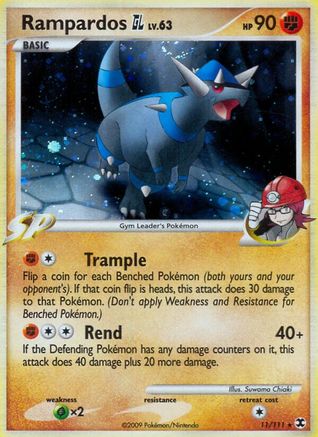 Image of Rampardos GL 011  - Holofoil Rising Rivals - Holo Rare