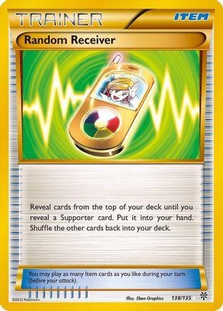 Image of Random Receiver 138  - Holofoil Plasma Storm - Ultra Rare
