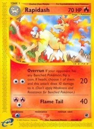 Image of Rapidash (62) 062  Expedition - Rare