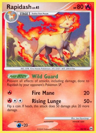 Image of Rapidash (28) 028  Arceus - Rare