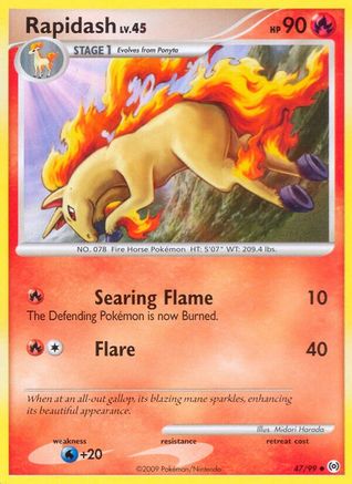 Image of Rapidash (47) 047  Arceus - Uncommon