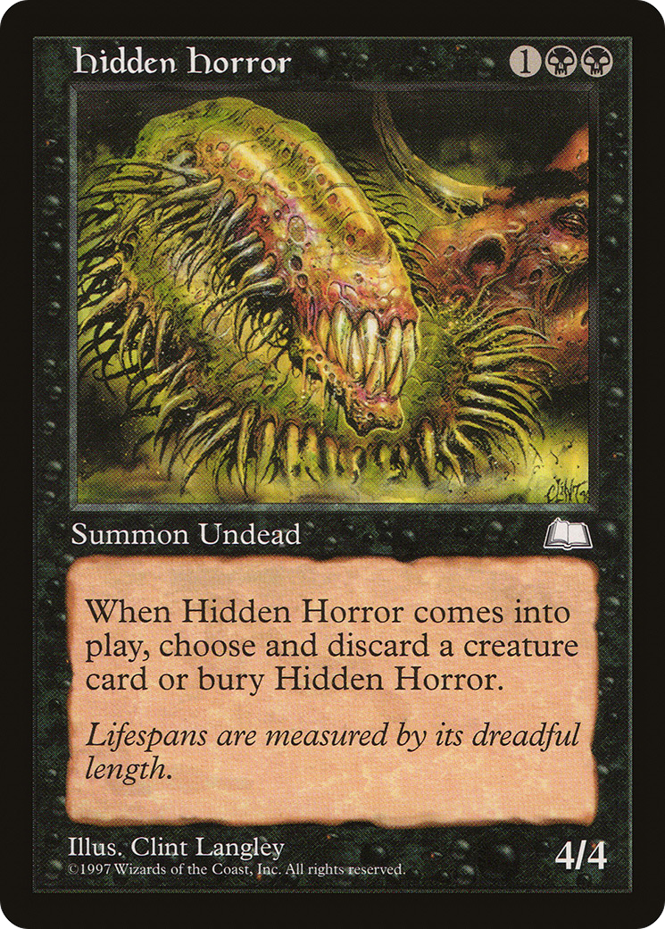 Image of Hidden Horror (WTH-) - Weatherlight
