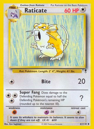 Image of Raticate 061  Legendary Collection - Uncommon
