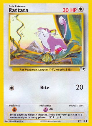 Image of Rattata 089/110  - Reverse Holofoil Legendary Collection - Common