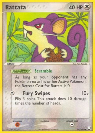 Image of Rattata 071/109  Team Rocket Returns - Common