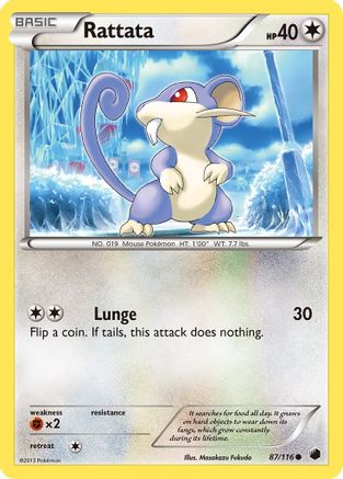 Image of Rattata 087  Plasma Freeze - Common