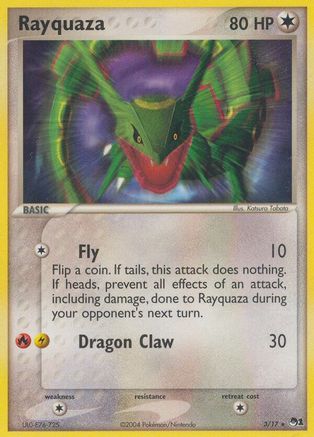 Image of Rayquaza 003/017  - Holofoil POP Series 1 - Rare