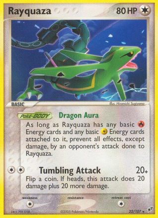 Image of Rayquaza 022/107  Deoxys - Rare
