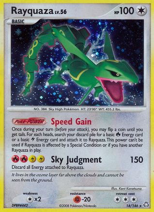 Image of Rayquaza 014  - Reverse Holofoil Legends Awakened - Holo Rare