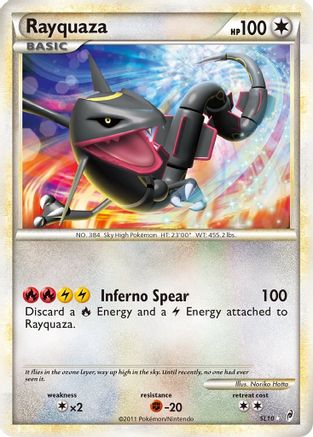 Image of Rayquaza (Shiny) SL10  - Holofoil Call of Legends - Shiny Holo Rare