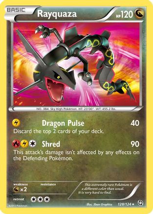 Image of Rayquaza 128  - Holofoil Dragons Exalted - Secret Rare