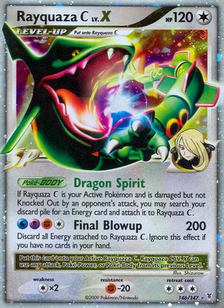 Image of Rayquaza C Lv.X 146  - Holofoil Supreme Victors - Ultra Rare