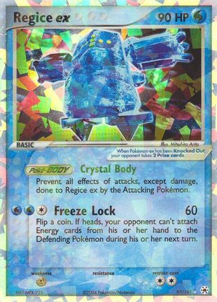 Image of Regice ex 097  - Holofoil Hidden Legends - Ultra Rare