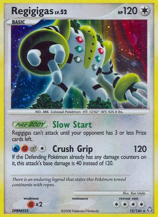 Image of Regigigas (15) 015  - Holofoil Legends Awakened - Holo Rare