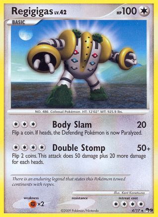 Image of Regigigas 004  - Holofoil POP Series 9 - Rare