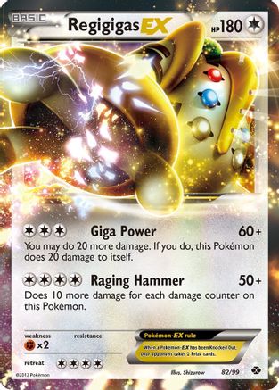 Image of Regigigas EX 082  - Holofoil Next Destinies - Ultra Rare