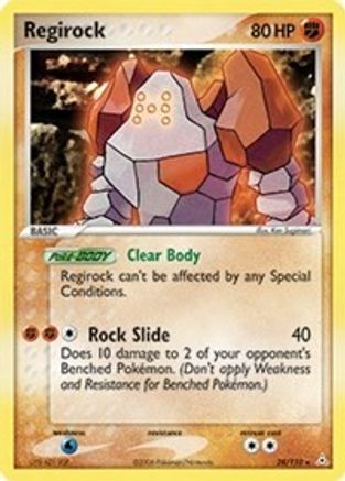 Image of Regirock 028  - Reverse Holofoil Holon Phantoms - Rare