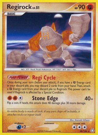 Image of Regirock 038  Legends Awakened - Rare