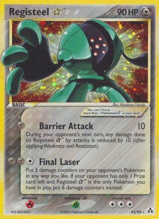 Image of Registeel Star 092  - Holofoil Legend Maker - Ultra Rare